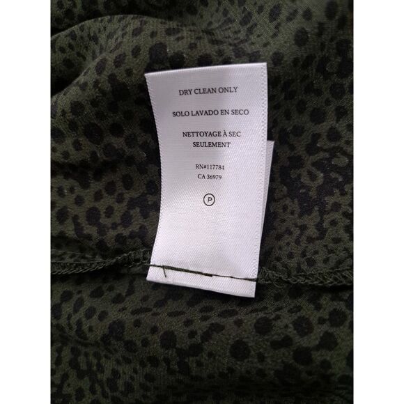 Rails womens large jasmine green black smocked dress whimsy goth boho chic - Picture 6 of 8